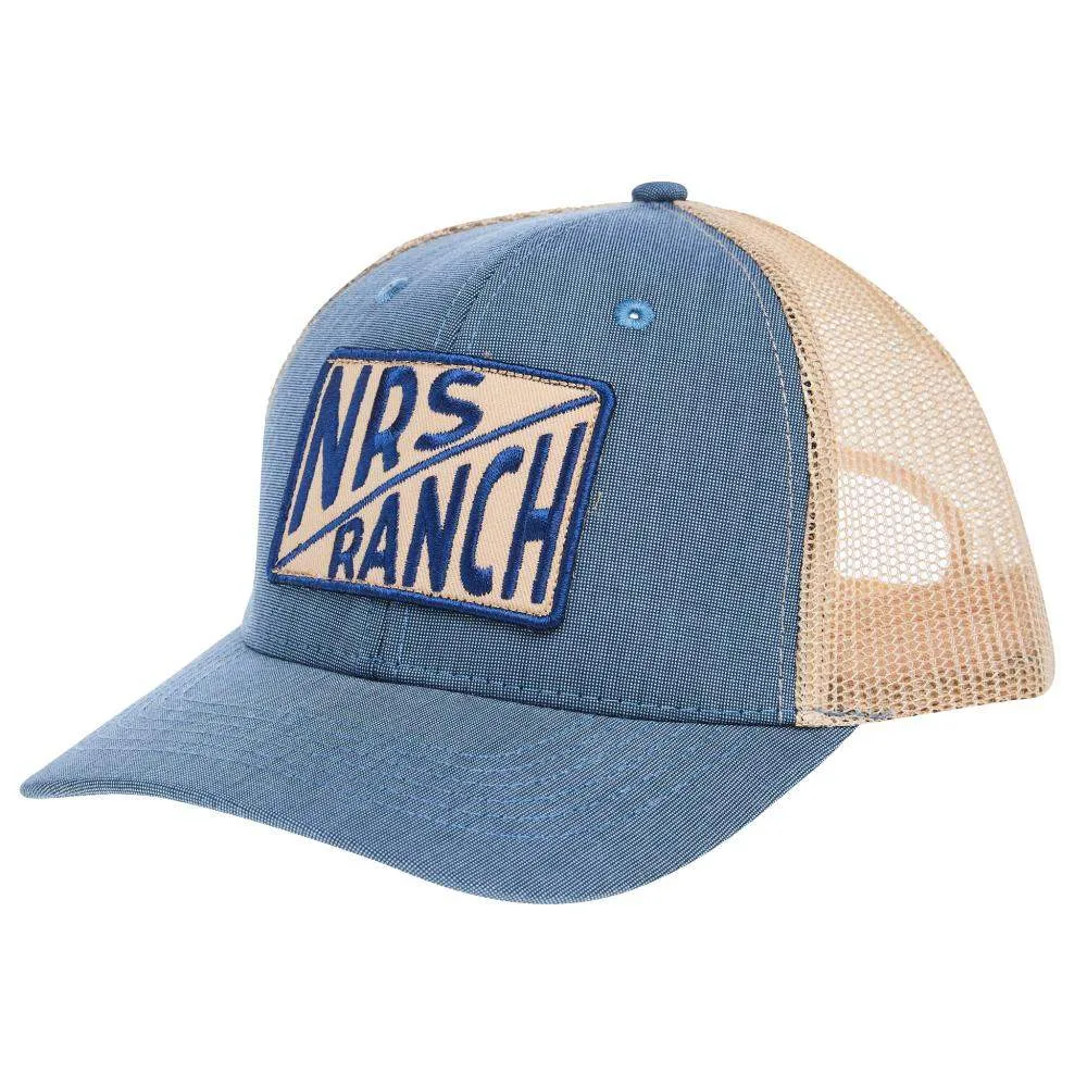 NRS Ranch Blue and Tan Vintage Patch Cap
