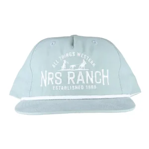 NRS Ranch Dusty Blue & White Rope Cap