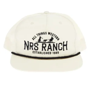 NRS Ranch Embroidery Logo Birch & Black Cap