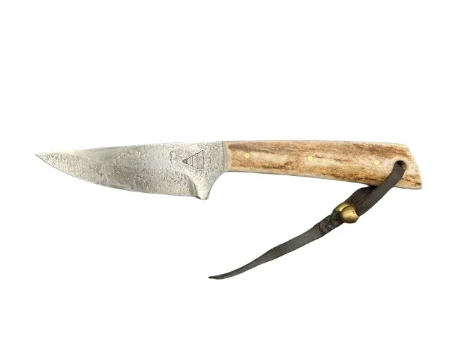 Nrs Ranch Knives Skyline Knife w/ Plain Leather Sheath