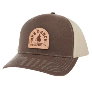 NRS Ranch Leather Patch Brown/Khaki Cap