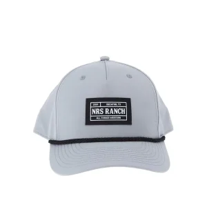 NRS Ranch Rope Grey & Black Cap
