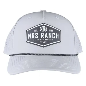 NRS Ranch Silver & Black Rubber Patch Cap