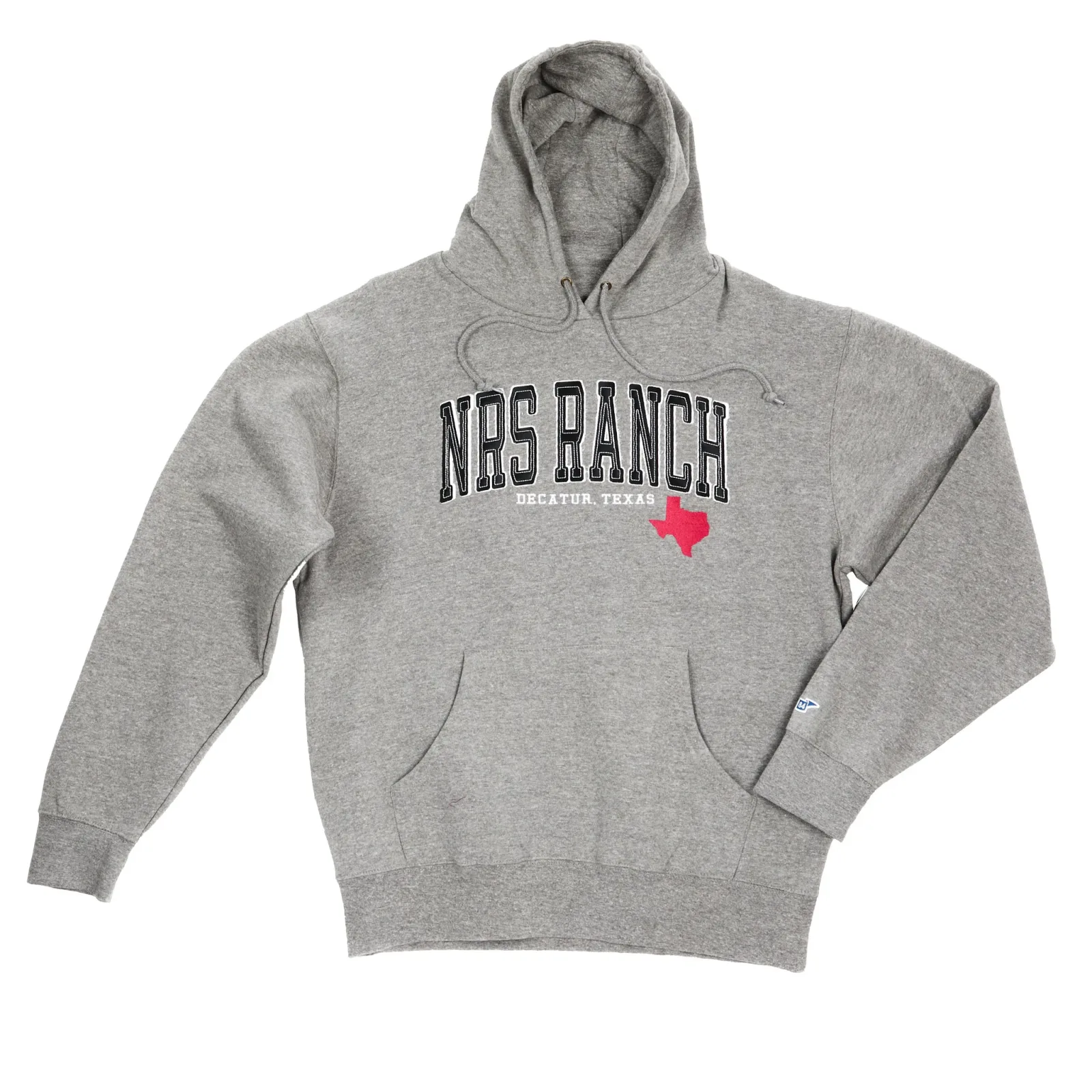 NRS Ranch Texas Logo Graphite Hoodie - Image 2