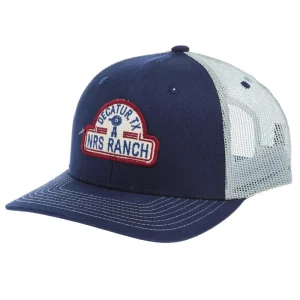 NRS Ranch Windmill Blue and White Logo Cap