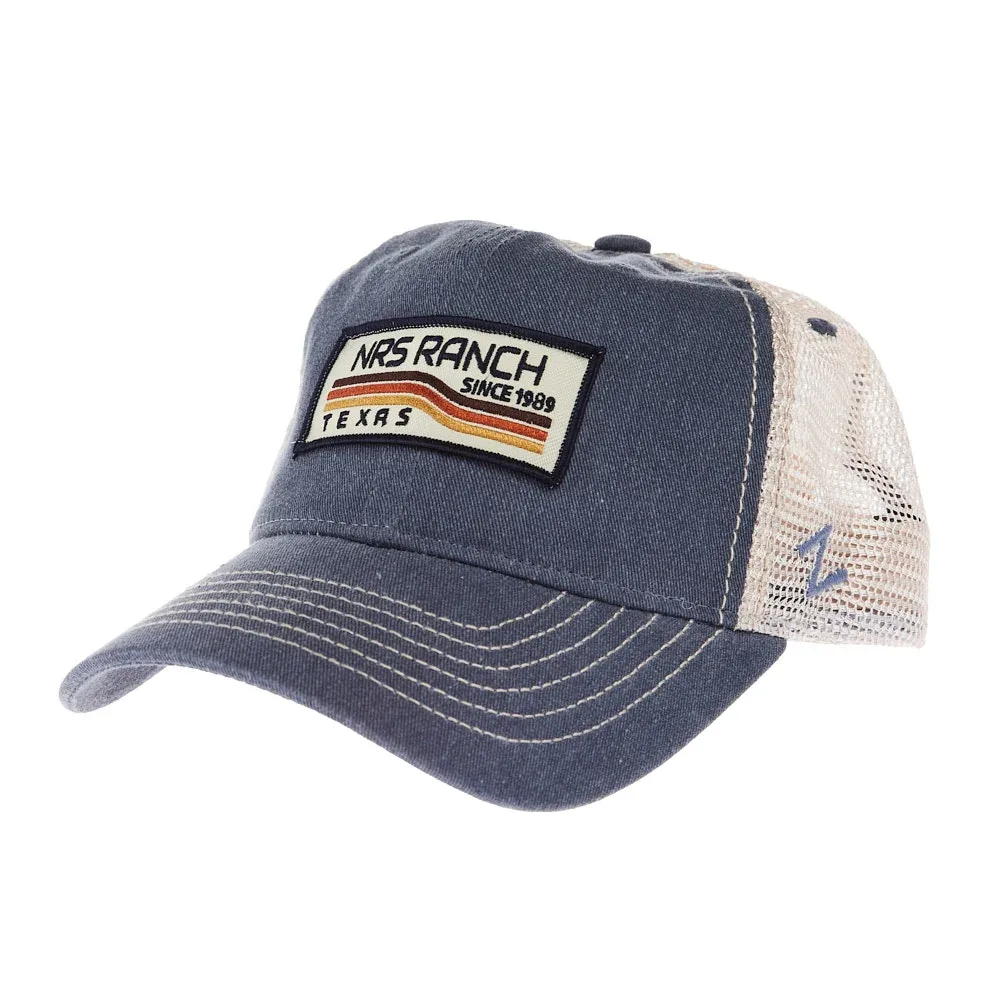 NRS Stripe Slope Logo Indigo & Khaki Cap - Image 2