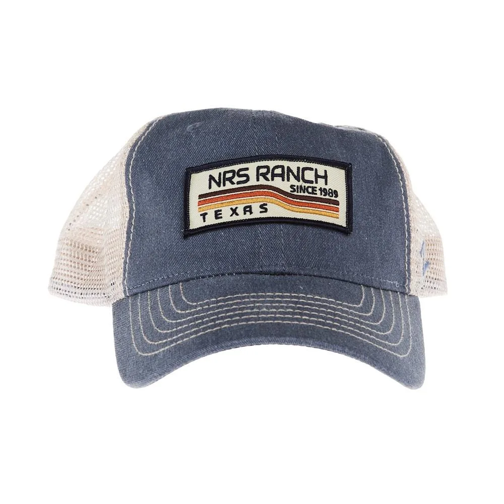 NRS Stripe Slope Logo Indigo & Khaki Cap