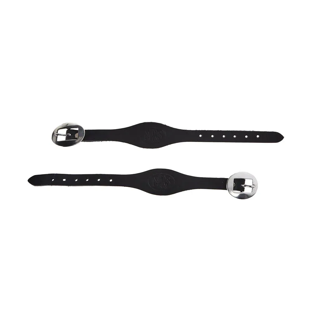 NRS Tack Black Latigo Stirrup Hobbles - Image 2