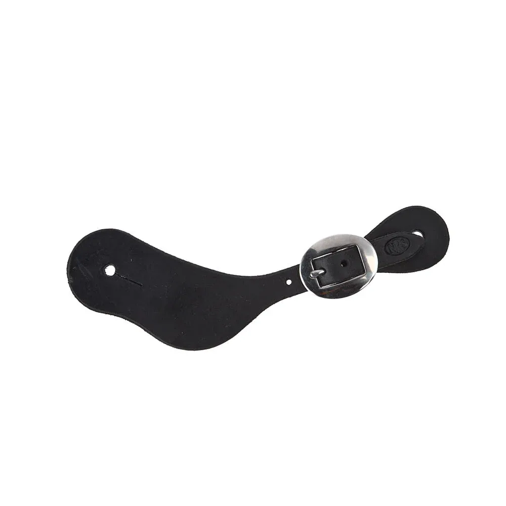 NRS Tack Ladies/Youth Black Dove Wing Spur Strap