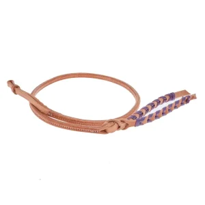 NRS TACK Natural Purple Laced Popper Over N Under