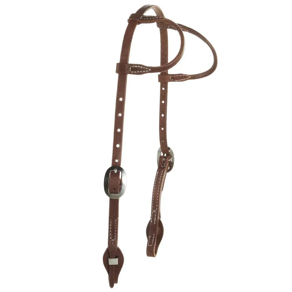NRS Tack Oiled Double Ear Quick Change Headstall