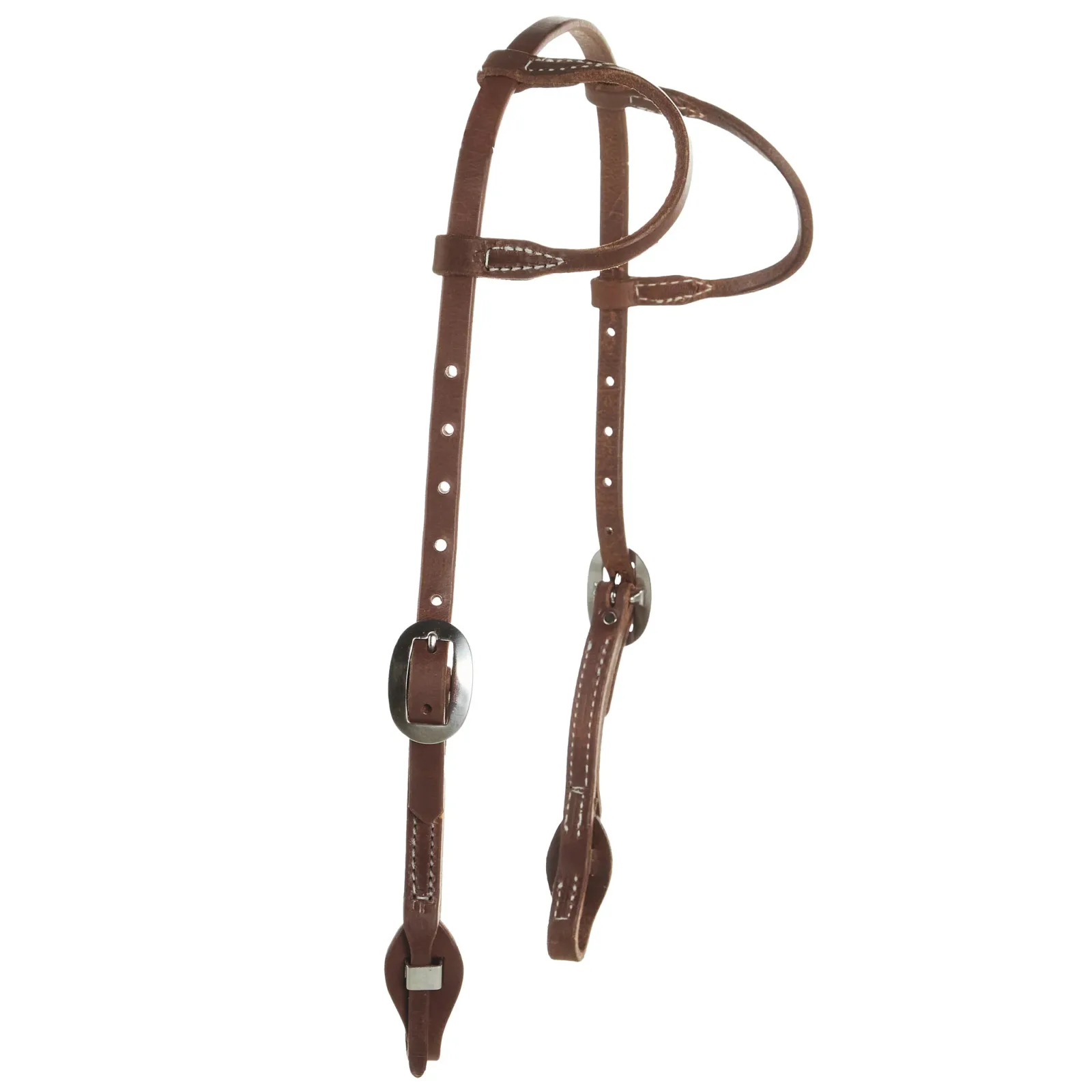 NRS Tack Oiled Double Ear Quick Change Headstall - Image 2