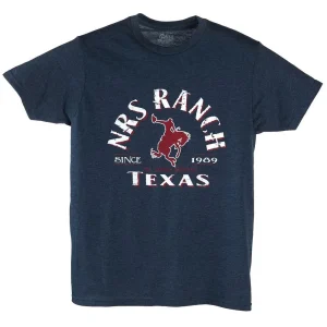 NRS Texas Bucking Horse Navy Tee Shirt