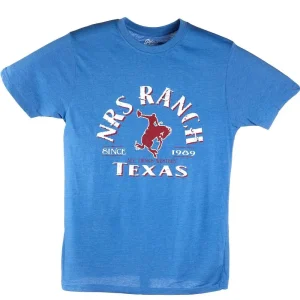 NRS Texas Bucking Horse Royal Tee Shirt