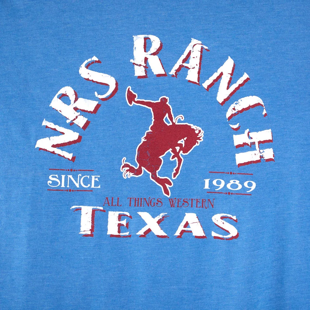 NRS Texas Bucking Horse Royal Tee Shirt - Image 2