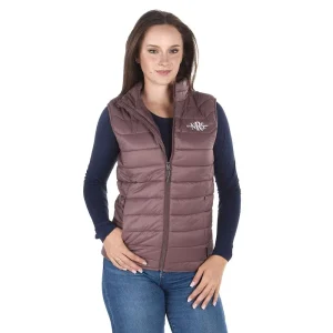 NRS Texas Rose Taupe Puffer Vest