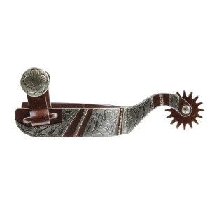 NRS Tyler Ladies Antique Striped Rock Grinder Spurs