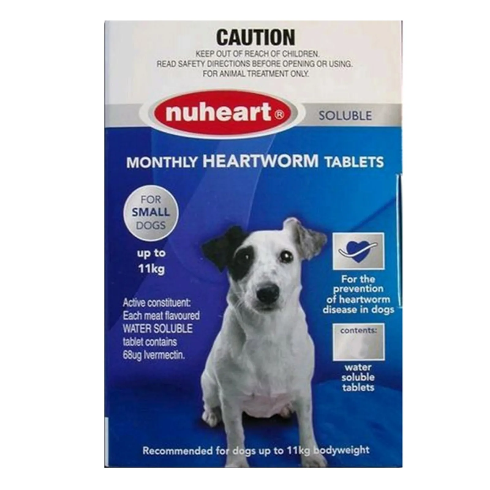 Nuheart Heartworm Tablets for Dogs : Nuheart Generic Heartgard for Dogs