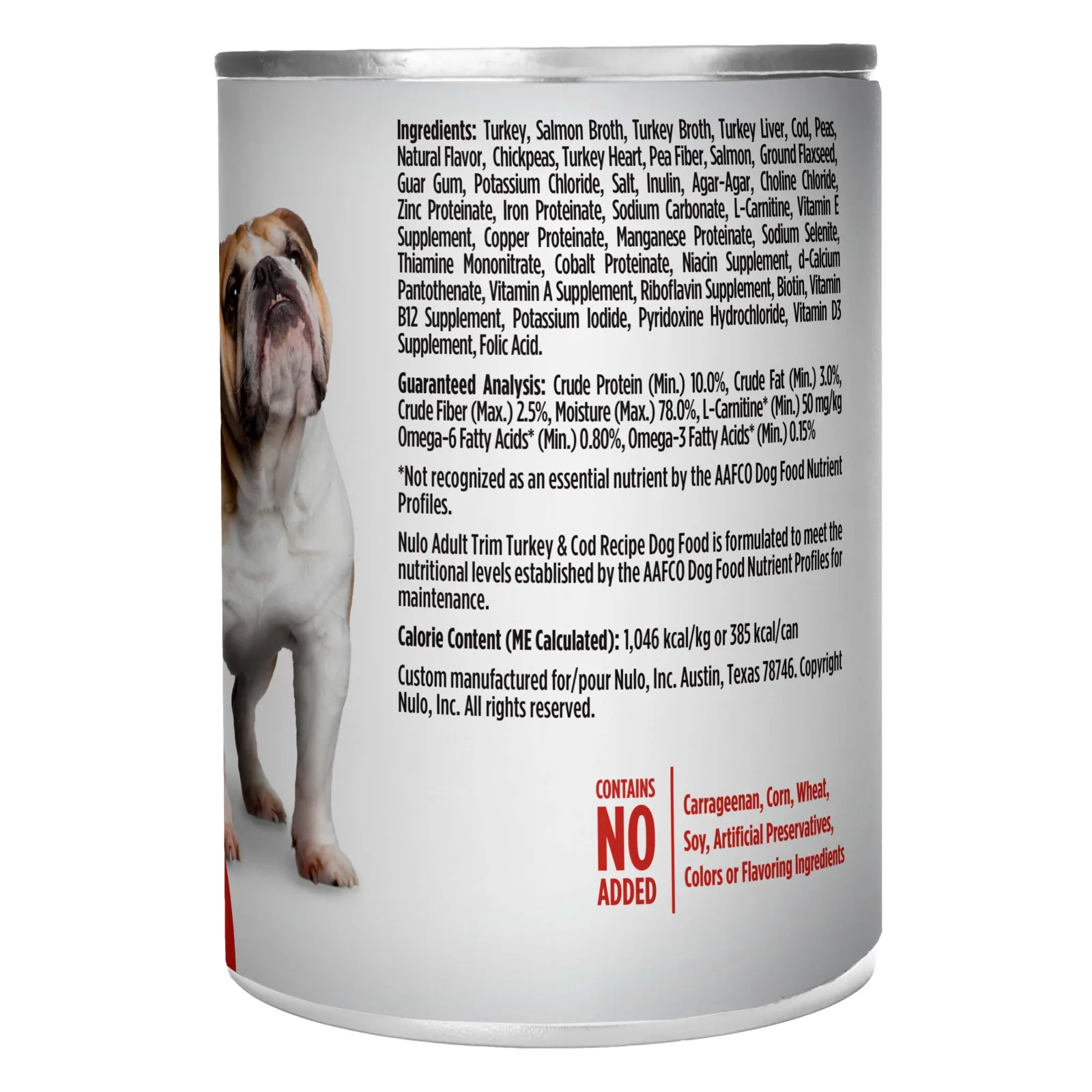 Nulo FreeStyle Trim Turkey & Cod Pate Wet Dog Food - Image 2