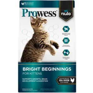Nulo Prowess Bright Beginnings High Protein Formula w/ Real Chicken Kitten Dry Cat Food