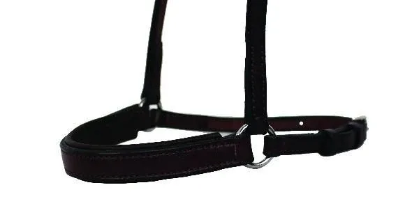 Nunn Finer Padded Dropped Noseband Horse Blk/Zinc