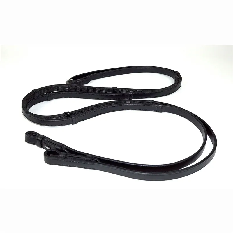 Nunn Finer Rubber Reins 3/4 3/4 x 30 Lg Pimple Hav - Image 2