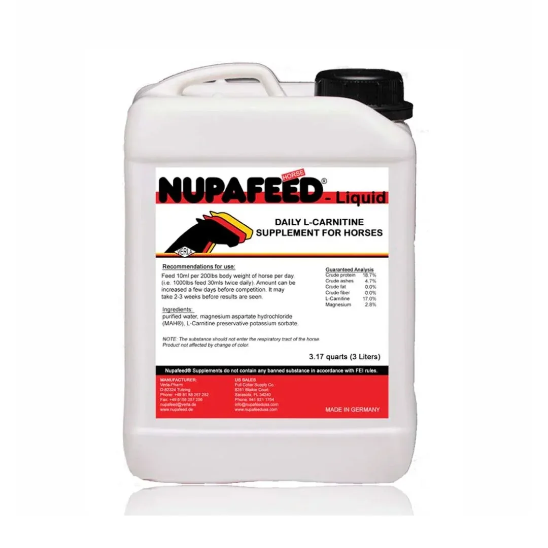Nupafeed Usa L-Carnitine Daily Liquid for Horses 3 Liter - Image 2