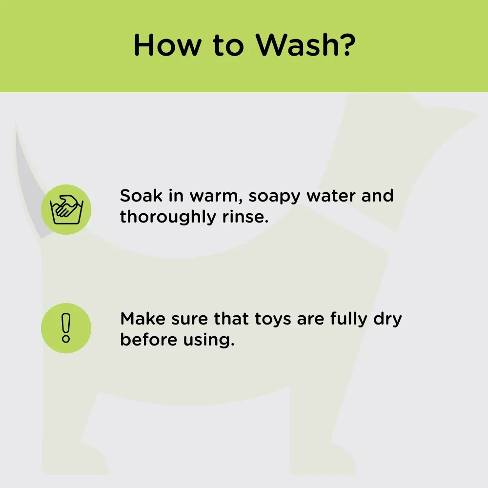 NutraPet The Flying Fox Squeaky Toy for Dogs (Multicolor) - Image 2