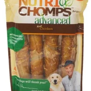 Nutri Chomps Advanced Twists Dog Treat Chicken Flavor