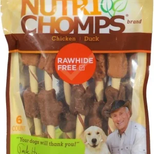 Nutri Chomps Chicken and Duck Kabobs Dog Treat