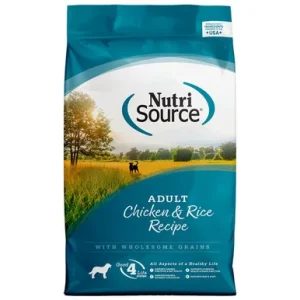 NutriSource Adult Chicken & Rice Recipe w/ Wholesome Grains Dry Dog Food