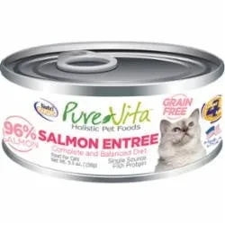 NutriSource Pure Vita 90% Grain Free Salmon Entrée Cat 12 / 5 oz {L+1 }