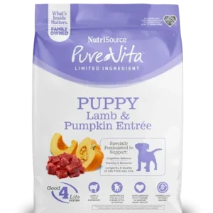 NutriSource Pure Vita LID Dry Puppy Food Lamb & Pumpkin 25 lb