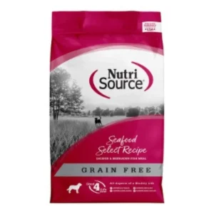NutriSource Select Recipe Grain-Free Dry Dog Food Seafood Select 12 lb
