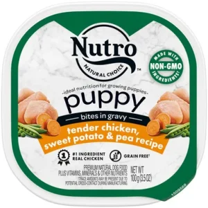 Nutro Products Tender Chicken Oatmeal and Brown Rice Stew Small Breed Puppy Food 24Ea/3.5 Oz, 24 Pk