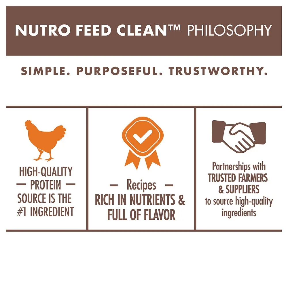 Nutro Wholesome Essentials Indoor Chicken and Brown Rice Recipe Adult Dry Cat Food - Image 2