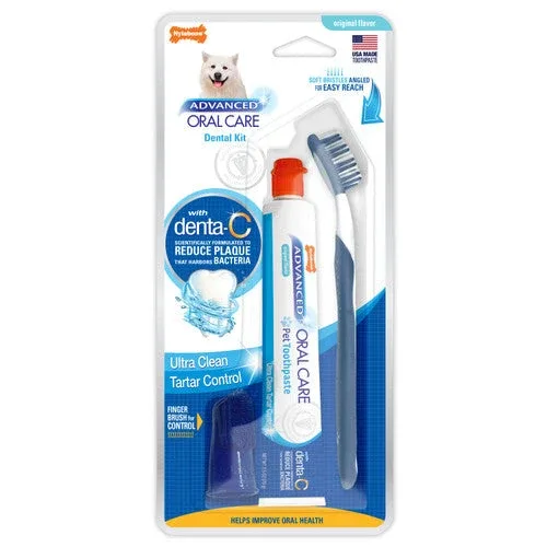 Nylabone Advanced Oral Care Dog Dental Kit Original (3 Count) - Image 2