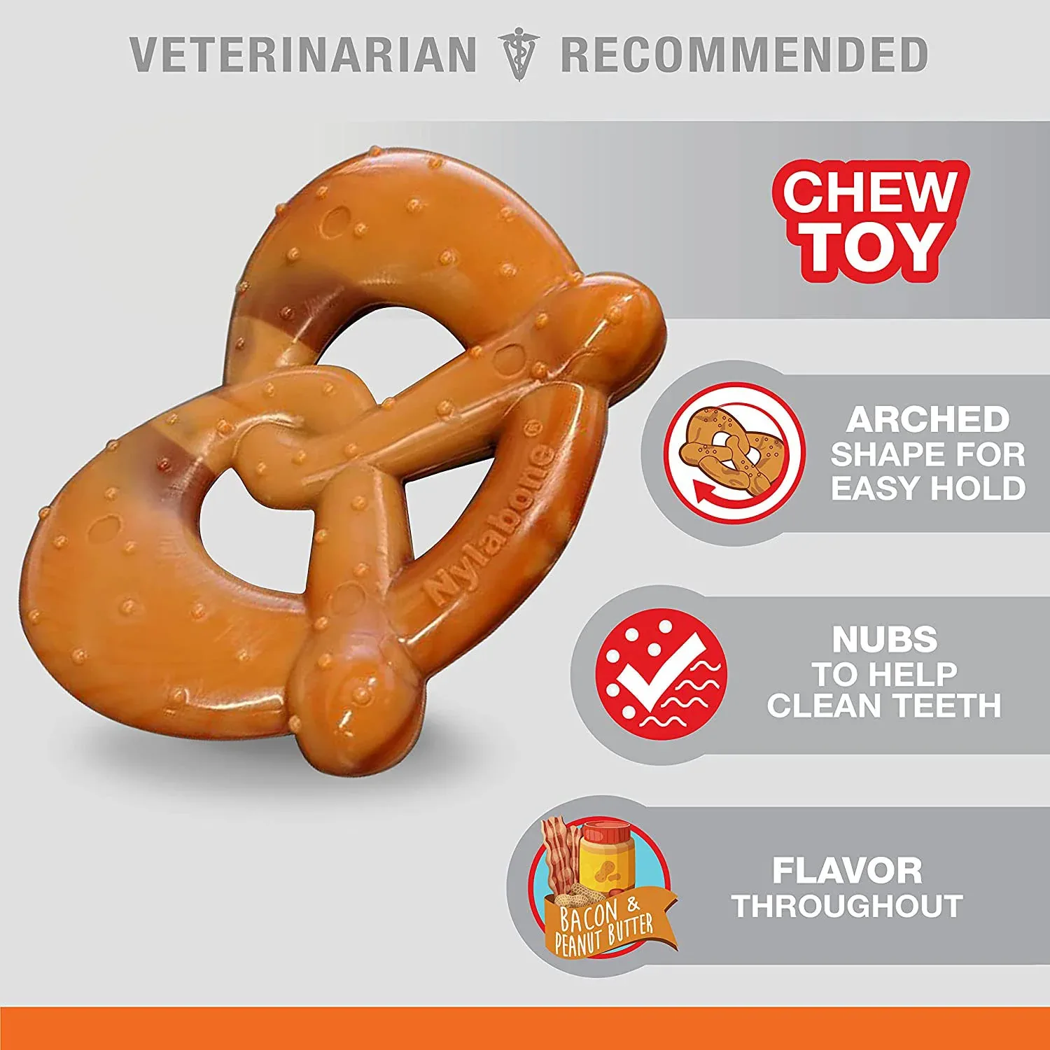 Nylabone Dura Chew Power Chew Pretzel - Image 2