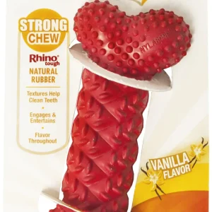 Nylabone Fun N Fit Rubber Braided Bone Medium {L-b }181247