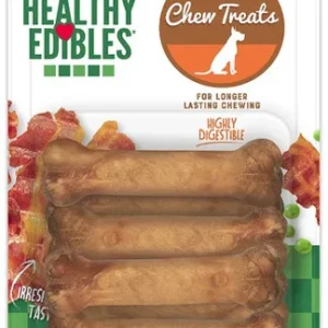 Nylabone Healthy Edibles Longer Lasting Bacon Petite 8Ct