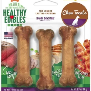 Nylabone Healthy Edibles Longer Lasting Variety Pack Petite 3Pk