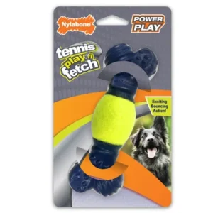 Nylabone Power Play Tennis Play n Fetch Interactive Dog Toy Play n Fetch 1ea/One Size (1 ct)
