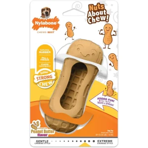 Nylabone Strong Chew Fillable Peanut Dog Toy