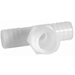 Nylon Tee 3/4" MPT x 3/4" Hose Barb x 3/4" Hose Barb PP76080 @ Fish Tanks Direct