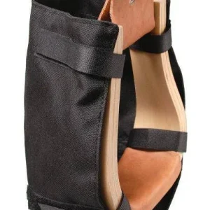 Nylon Western Stirrup Covers Black