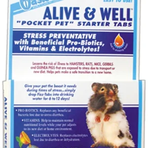 Oasis Alive & Well Probiotic Treatment Fizz-Tablets for Small Animals 6 Count