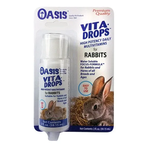 Oasis Vita-Drops High Potential Daily Multivitamin for Rabbits 2 fl. oz - Image 2