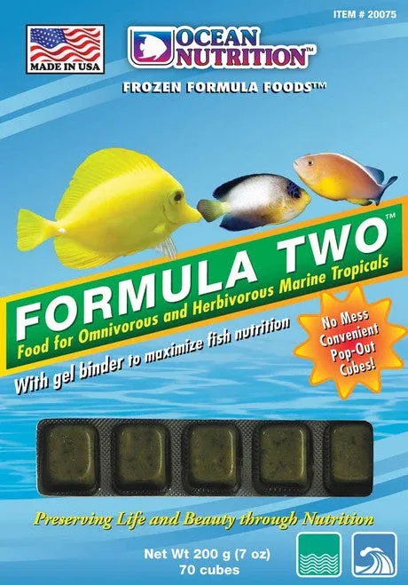 Ocean Nutrition Formula Two Frozen Fish Food 7 oz SD-5 - Image 2