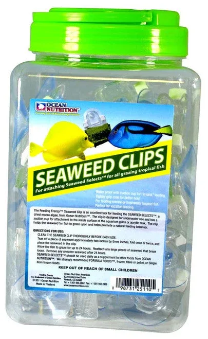 Ocean Nutrition Nutrition Feeding Frenzy Seaweed Clips Clear 36 Pack - Image 2