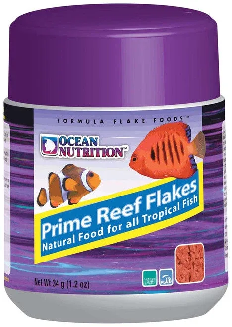 Ocean Nutrition Prime Reef Flakes Fish Food 1.2 oz - Image 2